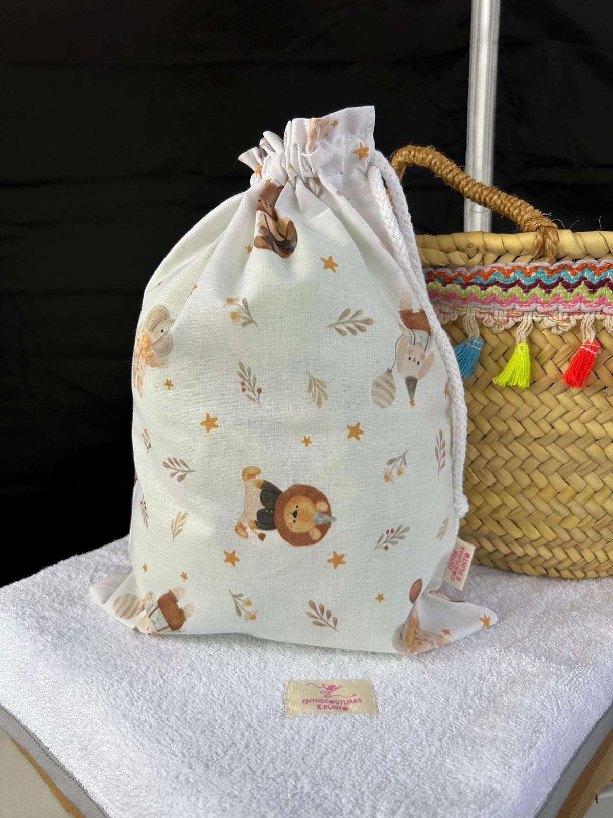 Bolsa de Merienda Infantil - Colección Animalitos del Bosque - Imagen 1