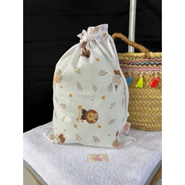 Bolsa de Merienda Infantil - Colección Animalitos del Bosque - Imagen 1