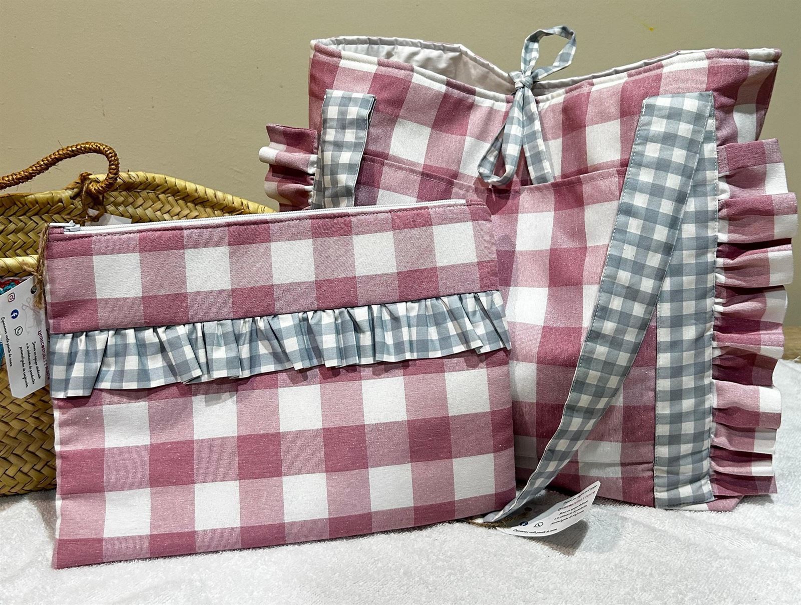 Pack "Aventura y Estilo" – Bolsa de Tela y Neceser a Juego - Imagen 1