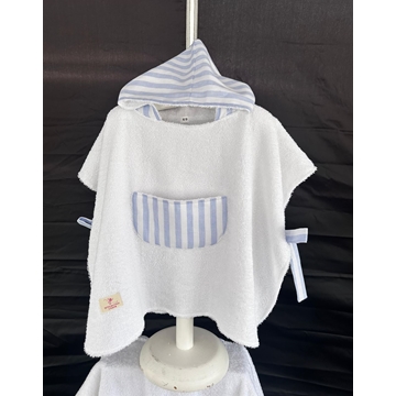 Poncho de Baño Infantil Artesanal – Suavidad y Estilo - Imagen 2